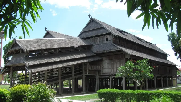Dalam Loka wooden palace in Sumbawa Besar