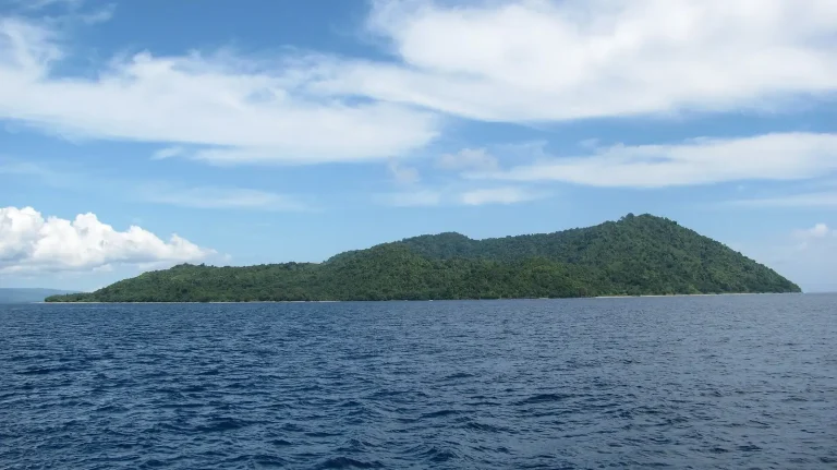 General view of Satonda Island, Sumbawa