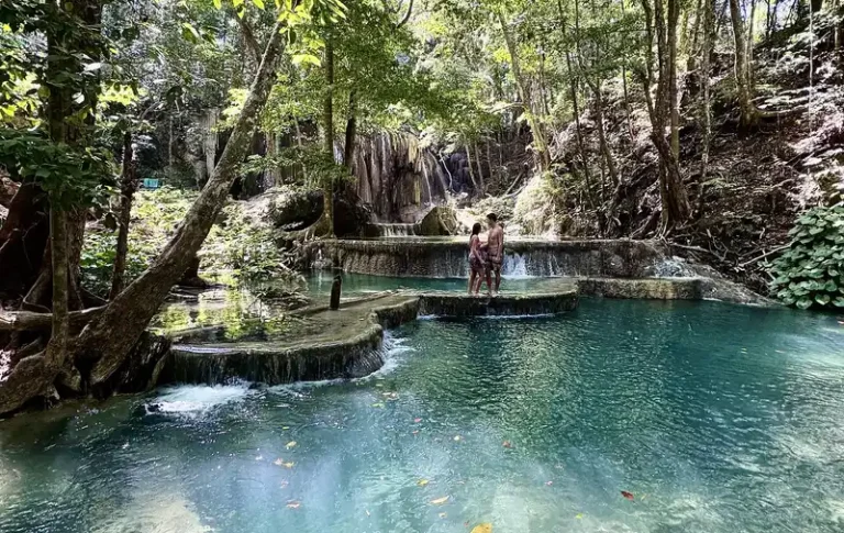 Mata Jitu waterfall on Moyo Island