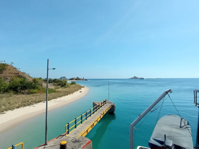 Poto Tano ferry port in West Sumbawa, the sea gateway from Lombok